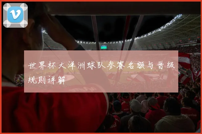 世界杯大洋洲球队参赛名额与晋级规则详解
